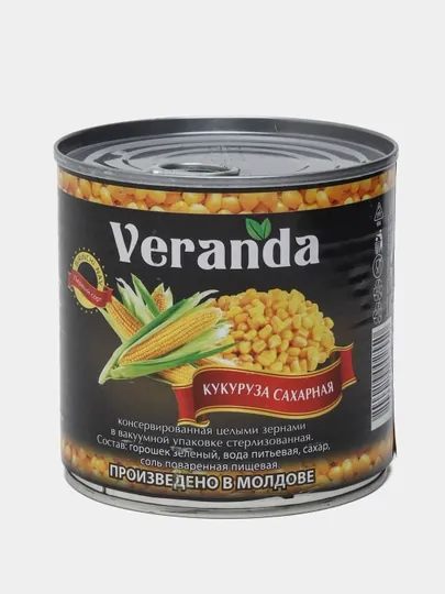 Кукуруза сахарная Veranda Молдова, 425 мл