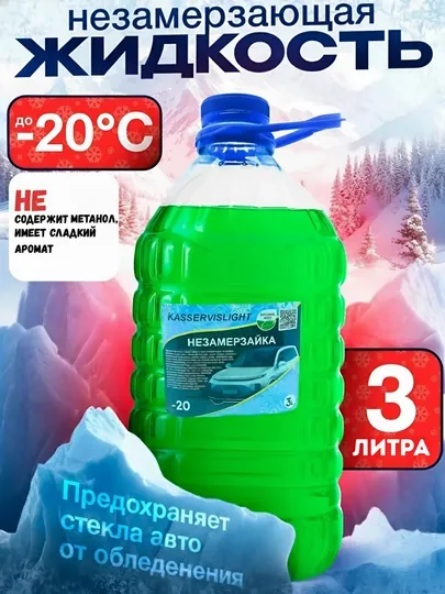 Незамерзайка для мытья стекол автомобиля - 20