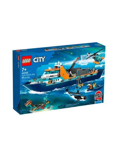 LEGO City 60368 «Арктический исследовательский корабль» (815 деталей)