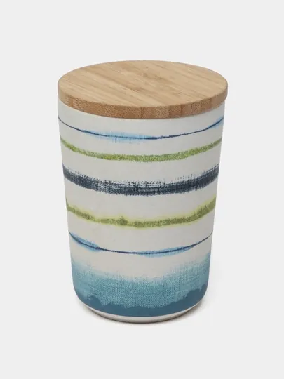 Банка для сыпучих продуктов "BamBoo Fibre Products", 15 * 10.5 см