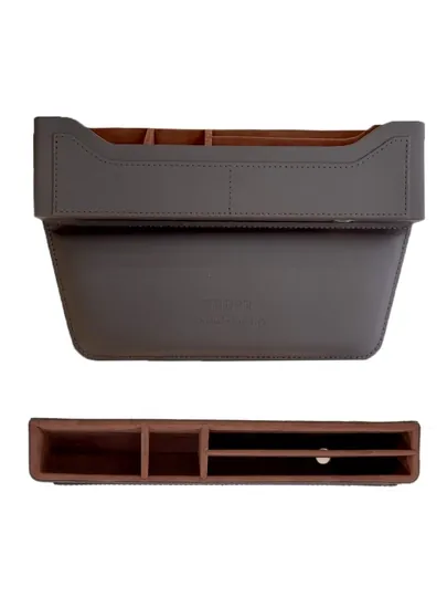 Органайзер для автомобиля ZHUSE Car Seat Seam Storage Box с подстаканником
