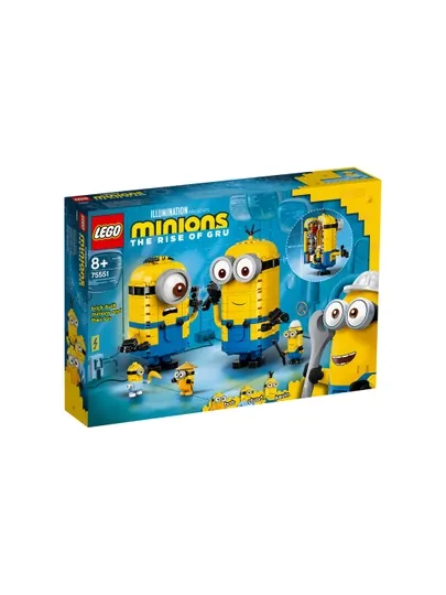 Конструктор LEGO Minions 75551 Фигурки миньонов и их дом, 876 деталей