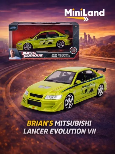 MITSUBISHI FAST DRIVE, коллекционный автомобиль, отличный подарок для детей