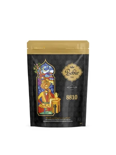 Bobur Tea 8810 – Зелёный чай высшего сорта, 200 г / 90 г