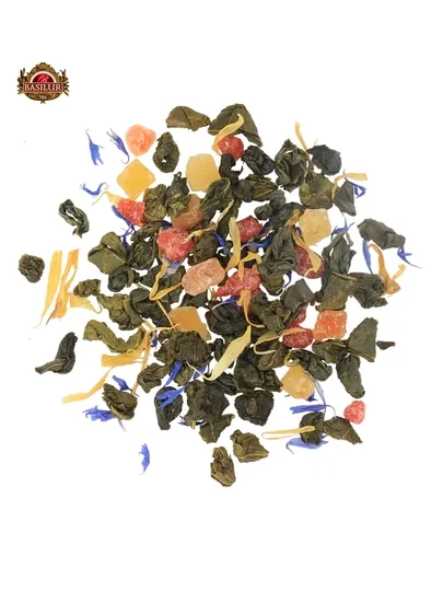 Basilur Summer Tea рассыпчатый листовой зеленый чай Сенча, 100 г