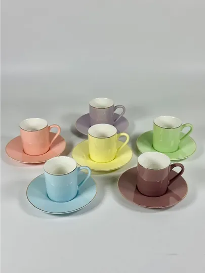Кофейный набор "O.M.S. Collection", из фарфора, 12 предметов, 6 персон, 100 мл