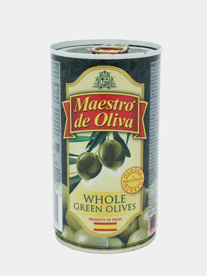 Оливки Maestro de Oliva, с косточкой, 370 мл — ДИЛДАХ-P0415AC