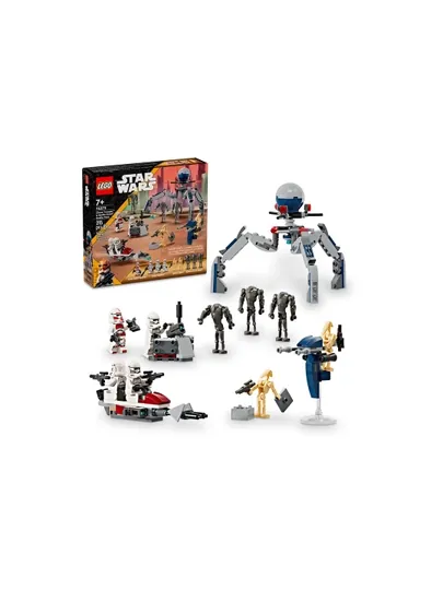Конструктор LEGO Star Wars 75372 Клоны против дроидов, 215 деталей