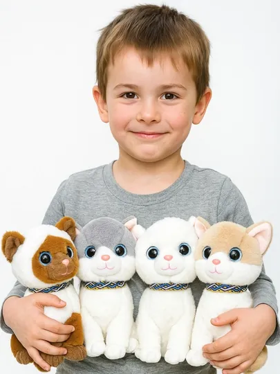 Мягкая игрушка Мяукающий котенок, кошка, кот