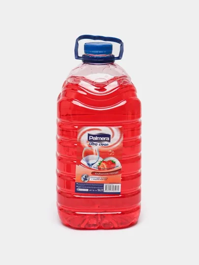 Для мытья посуды Palmera Ultra clean, "Клубника", 5 л