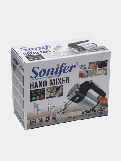 Ручной миксер Sonifer SF-7017, 500 Вт