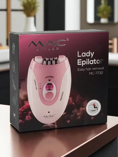Беспроводной эпилятор для тела для женщин и девушек MAC styler MC-7732, 2 в 1