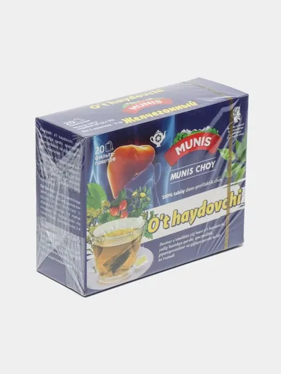 Чай Munis желчегонный, 20 пакетиков