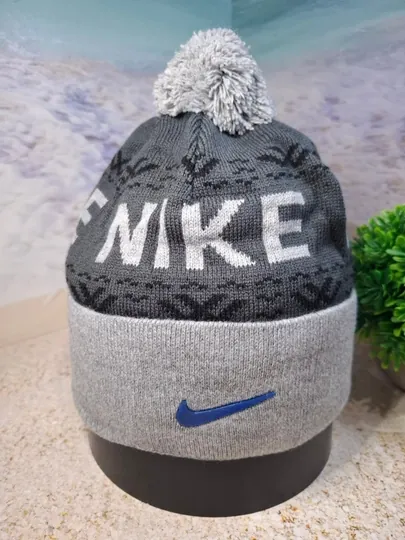 Шапка спортивная, с помпоном, мужская, NIKE