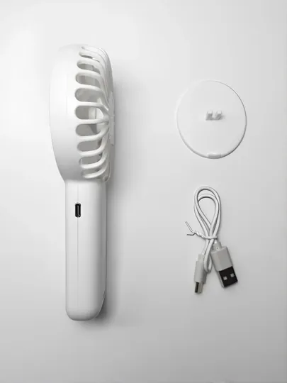 Мини вентилятор ручной, настольный, USB, портативный, компактный