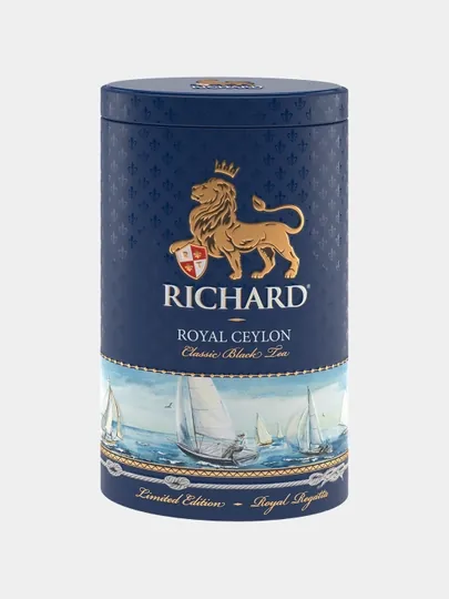 Чай чёрный листовой Richard Royal Ceylon 80 г жесть