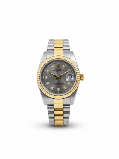 Часы наручные женские и для девочек, ROLEX нержавеющая сталь, с коробкой — ZUNITCH-ROLEXJEN-ОЛИВК