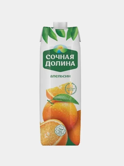 Сок Сочная Долина Апельсин, 1 л