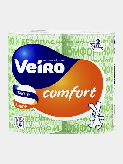 Туалетная бумага Veiro Classic Comfort, 4 рулона