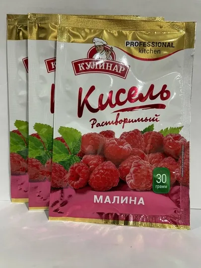 Кисель порошок Кулинар малина саше 30г