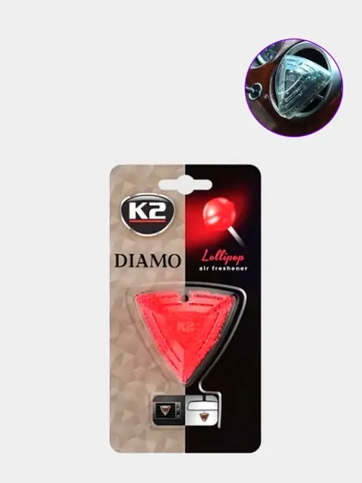 Освежитель воздуха для машины K2 Diamo Lollipop, V88SCA