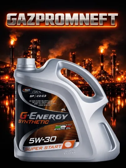 G-Energy Synthetic Start 5W30 – 4 л, быстрый старт, долгий срок, экономия топлива