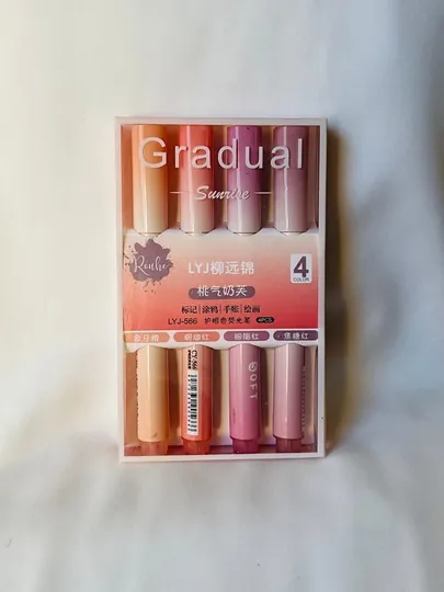 Маркеры-текстовыделители, маркеры, ломастер, маркер, стикеры, блокнот, для девочек, для подарок — ZODASH-MARKER-КОРАЛЛМЕЛ