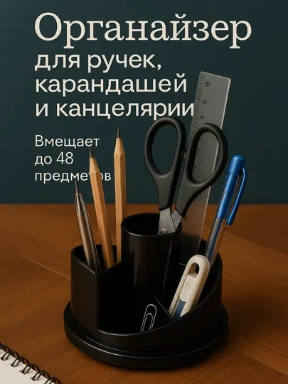 Органайзер подставка для канцелярских принадлежностей