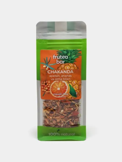 Fruteabar "Облепиха с апельсином, ананасом и яблоком" Чайный напиток сухой рассыпной, 50 гр