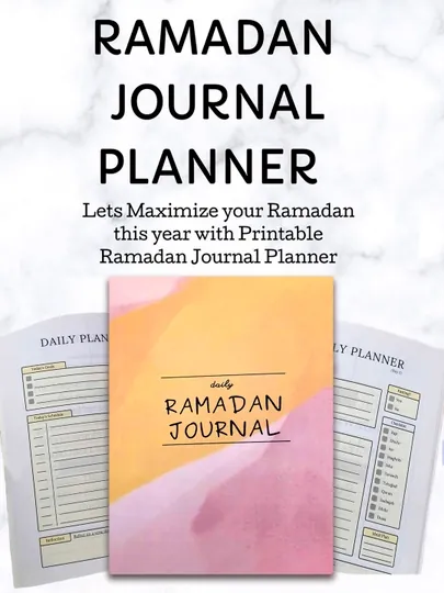Журнал для чтения и размышлений, Ramadan journal