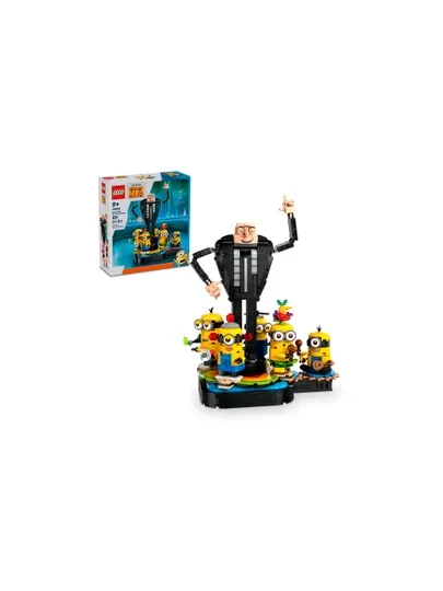 LEGO 75582 Сборные Миньоны — Гадкий Я 4, 839 деталей