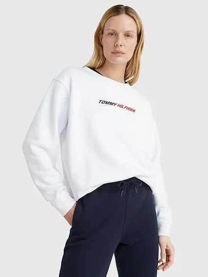 Спортивный свитшот женский Tommy Hilfiger свободного кроя, S10S101369