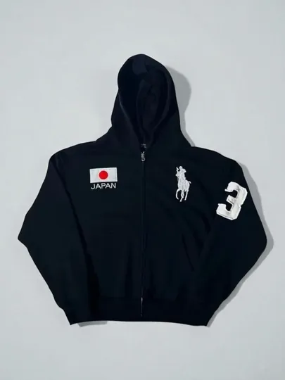 Мужская женская толстовка, худи с капюшоном ,  Ralph Lauren, зип куртка зима , поло