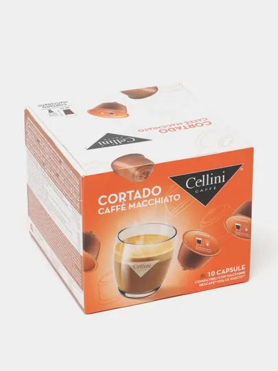 Кофе в капсулах Cellini Dolce Gusto Cortado Caffe Macchiato, 10 капсул — ДИЛДАХ-P04154D
