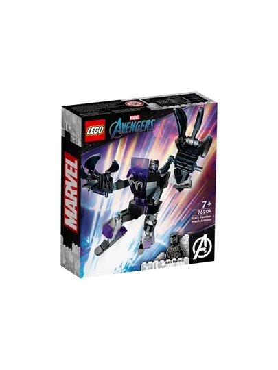 Конструктор LEGO Marvel 76204, Механическая броня Чёрной Пантеры, 125 деталей
