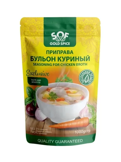 SOF Gold Spice Приправа бульон куриный 200г-1 кг натуральная