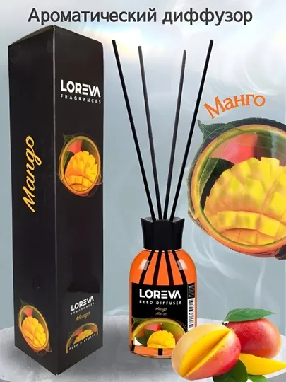 Освежитель воздуха "LOREVA" для дома, автомобиля и офиса, 110 мл
