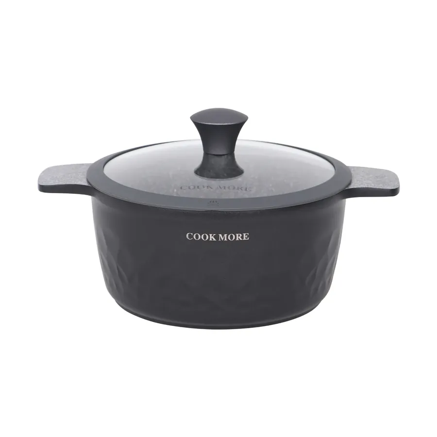 Кастрюля COOK MORE CM2008 Grey 4.6 л