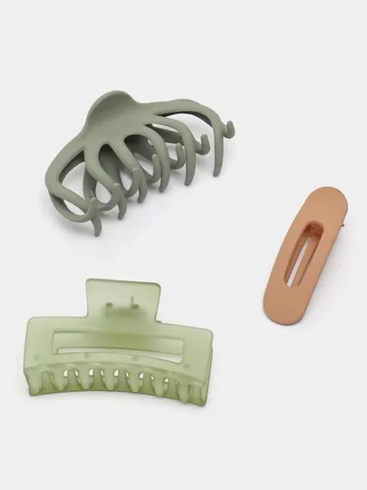 My Kitsch Hair Claw Clips набор крабиков для волос, 3 шт
