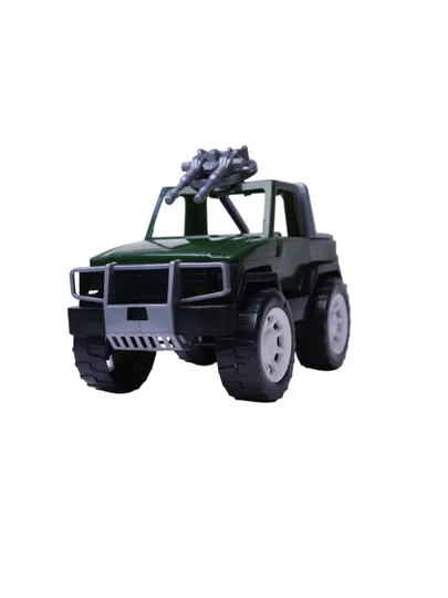 Игрушечный военный джип с пушкой