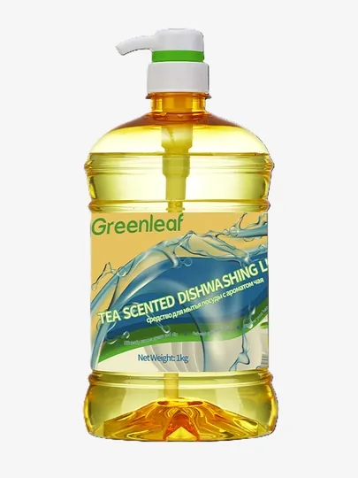 Средство для мытья посуды Greenleaf, аромат чая, 1 кг