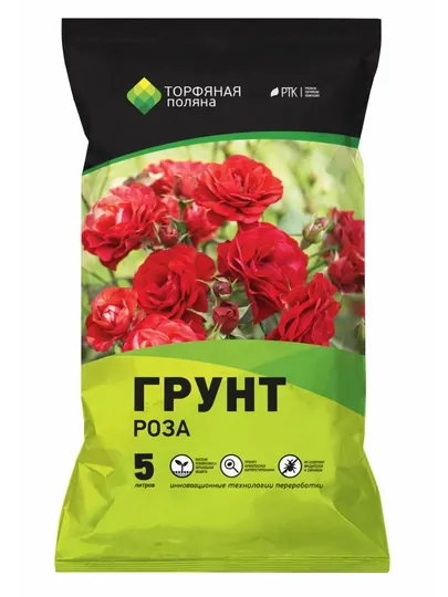 Грунт для роз “Торфяная поляна”, 5 л