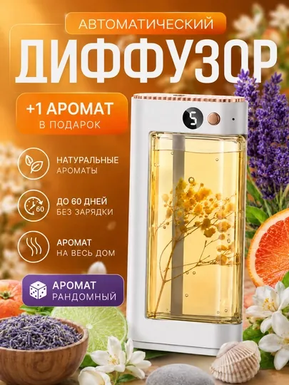Аромадиффузор настенный автоматический, освежитель воздуха для дома, диффузор с 5 режимами