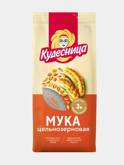 Мука «Кудесница», 500 г — TOUCHOM-МУКАКУДЕСНИЦА-Цельноз