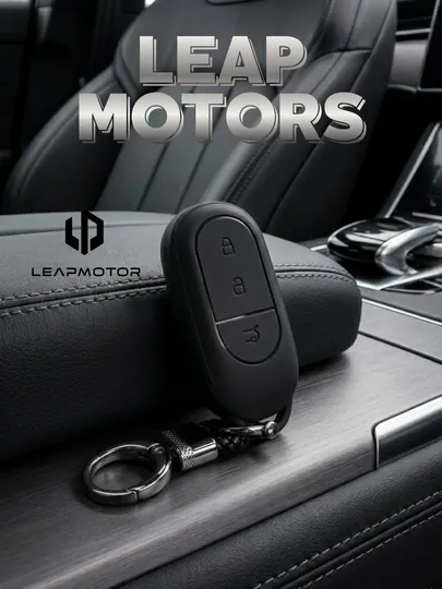 ECO charm + TPU чехол для пульта Leapmotor C01/C11/C10/C16/T03 — MCARGO-LEAPMOTORS-ЧЕРН