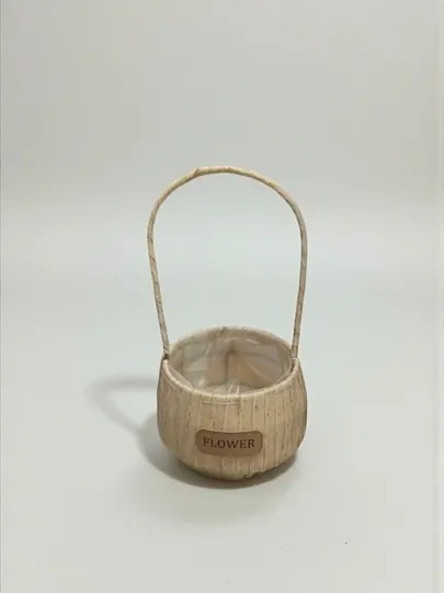 Плетёная корзина, 25×12 см