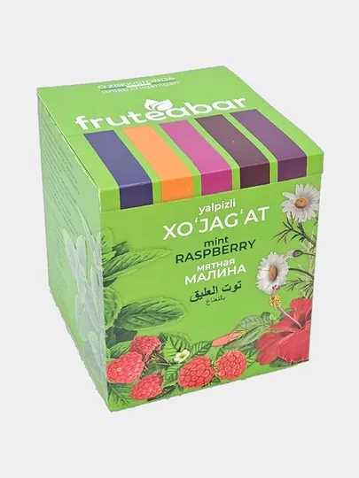 Чайный напиток Fruteabar Мятная Малина, 12 пакетиков по 3 г