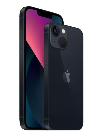 Смартфон Apple iPhone 13 5G, 128ГБ, A15 Bionic, 6.1" OLED дисплей — ZILLION-IPHON13-ЧЕРН-I13128-1SIM
