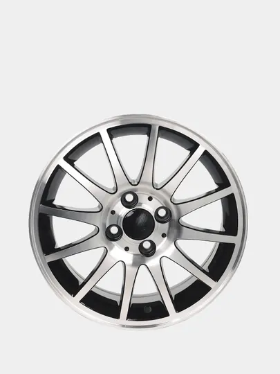 Автомобильные диски R15 (Optra 1052 BM/Silver Machin) 4*100 ET44 CB56.5 1 комплект (4 шт.)