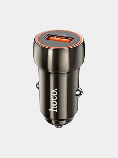 Автомобильное зарядное устройство Прикуриватель Hoco Z46 1xUSB-A 18W, с одним портом